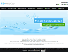 Tablet Screenshot of masterclean.hu